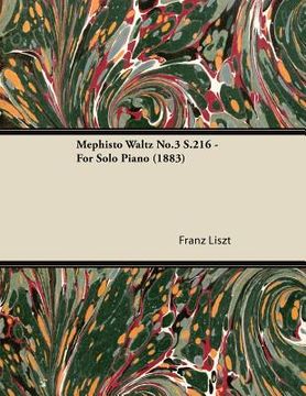 portada mephisto waltz no.3 s.216 - for solo piano (1883) (in English)