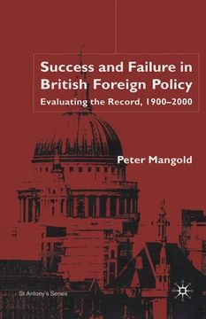 portada Success and Failure in British Foreign Policy (en Inglés)