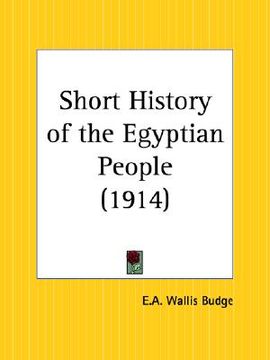 portada short history of the egyptian people (en Inglés)