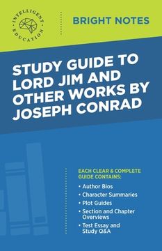 portada Study Guide to Lord Jim and Other Works by Joseph Conrad (en Inglés)