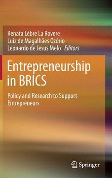 portada Entrepreneurship in Brics: Policy and Research to Support Entrepreneurs (en Inglés)