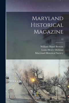 portada Maryland Historical Magazine; 12