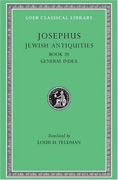 portada Josephus: Jewish Antiquities, Book 20 (Loeb Classical Library no. 456) 