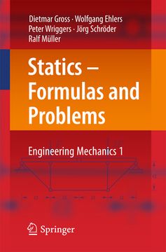 portada Statics – Formulas and Problems: Engineering Mechanics 1 (en Inglés)