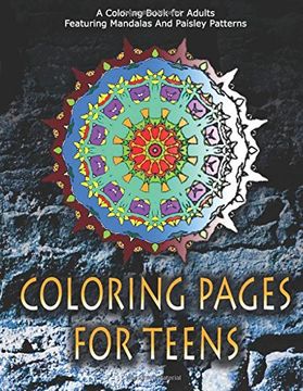 portada COLORING PAGES FOR TEENS - Vol.2: adult coloring pages: Volume 2