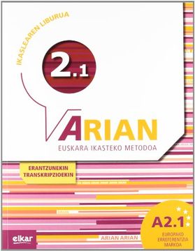 portada Arian A2. 1 Ikaslearen Liburua (+Cd Audioa) (in Spanish)