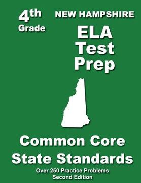 portada New Hampshire 4th Grade ELA Test Prep: Common Core Learning Standards (in English)