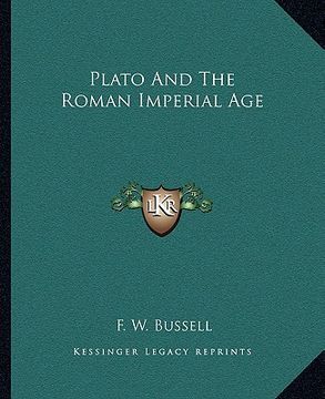 portada plato and the roman imperial age (en Inglés)