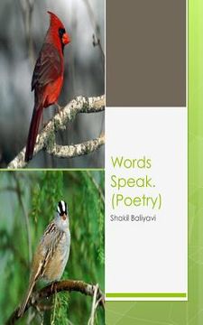 portada Words Speak: Poetry (in English)