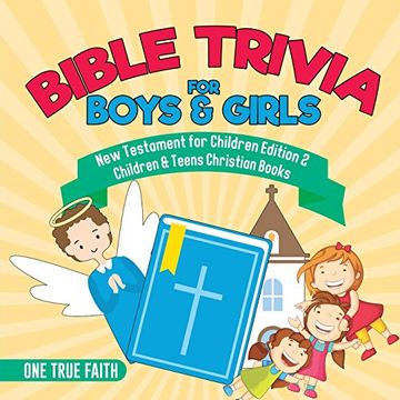 portada Bible Trivia for Boys & Girls | new Testament for Children Edition 2 | Children & Teens Christian Books (en Inglés)