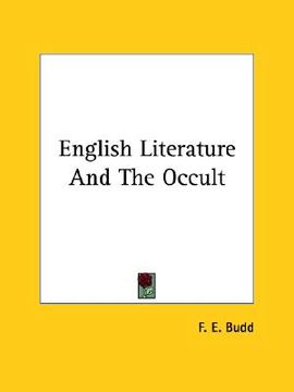 portada english literature and the occult (in English)