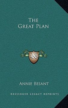portada the great plan (en Inglés)