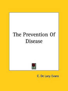 portada the prevention of disease (in English)