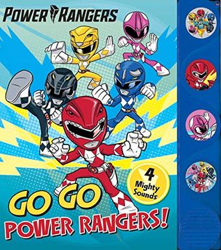 portada Power Rangers go go Power Rangers Board Book w Sound (en Inglés)