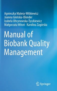 portada Manual of Biobank Quality Management (en Inglés)