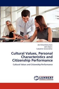 portada cultural values, personal characteristics and citizenship performance (en Inglés)