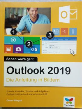 portada Outlook 2019 - die Anleitung in Bildern. Komplett in Farbe. Ideal für Alle Einsteiger, Auch Senioren (en Alemán)