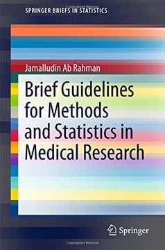 portada Brief Guidelines for Methods and Statistics in Medical Research (Springerbriefs in Statistics) (in English)