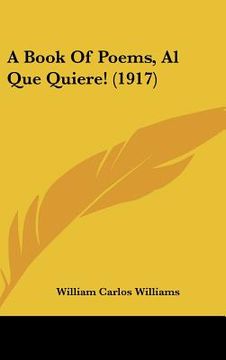 portada a book of poems, al que quiere! (1917) (in English)