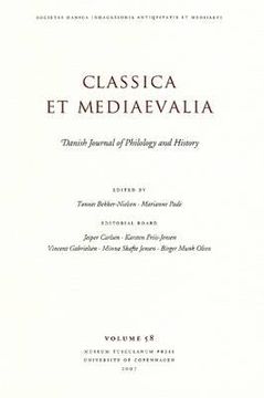 portada classica et mediaevalia vol 58: danish journal of philology and history (en Inglés)