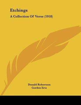 portada etchings: a collection of verse (1918) (en Inglés)