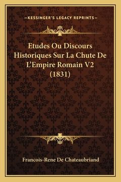 portada Etudes Ou Discours Historiques Sur La Chute De L'Empire Romain V2 (1831) (en Francés)