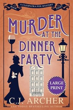 portada Murder at the Dinner Party: Large Print (en Inglés)