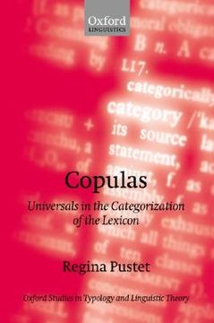 portada copulas: universals in the categorization of the lexicon (en Inglés)