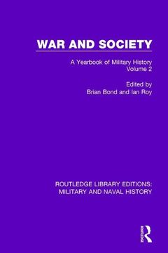 portada War and Society Volume 2: A Yearbook of Military History (in English)