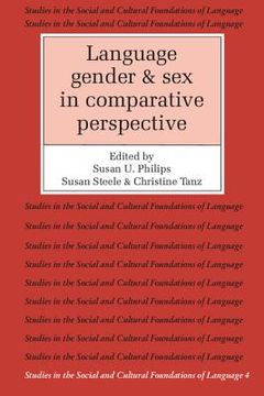 portada Language, Gender, and sex in Comparative Perspective Paperback (Studies in the Social and Cultural Foundations of Language) (en Inglés)