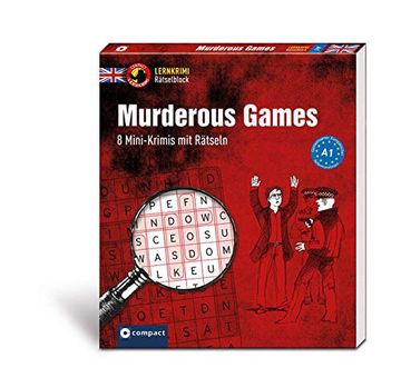 portada Murderous Games (A1): 8 Mini-Krimis mit Rätseln (Compact Lernkrimi Rätselblock)