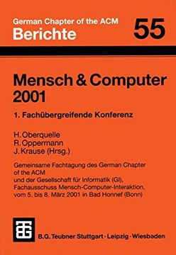 portada Mensch & Computer 2001: 1. Fachübergreifende Konferenz (en Alemán)