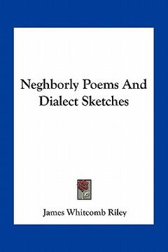 portada neghborly poems and dialect sketches