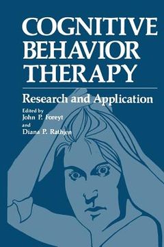 portada Cognitive Behavior Therapy: Research and Application (en Inglés)