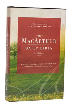 portada The Nkjv, Macarthur Daily Bible, 2nd Edition, Hardcover, Comfort Print: A Journey Through God'S Word in one Year (in English)