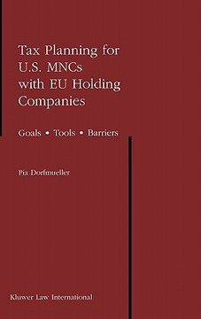 portada tax planning for us mncs with eu holding companies: goals - tools - barriers
