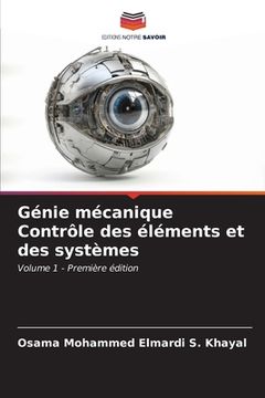 portada Génie mécanique Contrôle des éléments et des systèmes (in French)