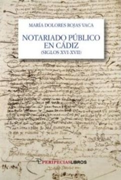 portada Notariado Público en Cádiz (Siglos Xvi-Xvii) (in Spanish)