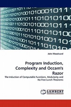portada program induction, complexity and occam's razor (in English)