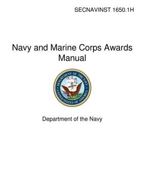portada Navy and Marine Corps Awards Manual (en Inglés)