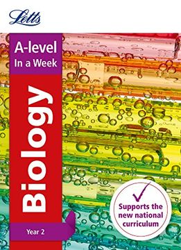 portada Letts A-level In a week - New 2015 Curriculum – A-level Biology Year 2: In a Week (Letts A-level Revision Success)