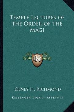 portada temple lectures of the order of the magi (en Inglés)