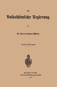 portada Die Volksthumliche Regierung