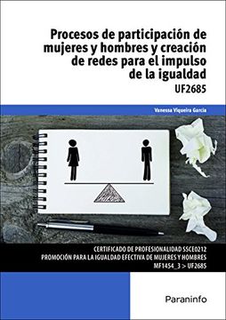 portada Procesos de Participación de Mujeres y Hombre y Creación de Redes Para el Impulso de la Igualdad (Uf2685)