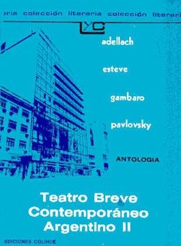 portada teatro breve contemporáneo argentino ii (in Spanish)