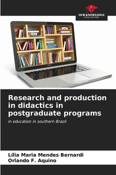 portada Research and production in didactics in postgraduate programs (in English)
