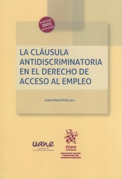 portada La Cláusula Antidiscriminatoria en el Derecho de Acceso al Empleo
