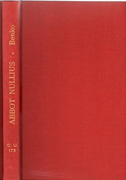 portada The Abbot Nullius (1943) (CUA Studies in Canon Law)