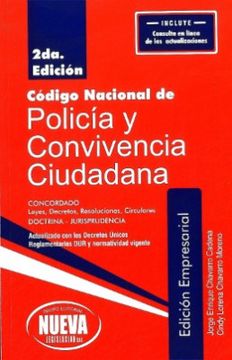 portada Codigo Nacional de Policia y Convivencia Ciudadana (in Spanish)