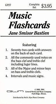 portada Bastien Music Flashcards